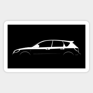 Mazdaspeed3 (BK) Silhouette Magnet